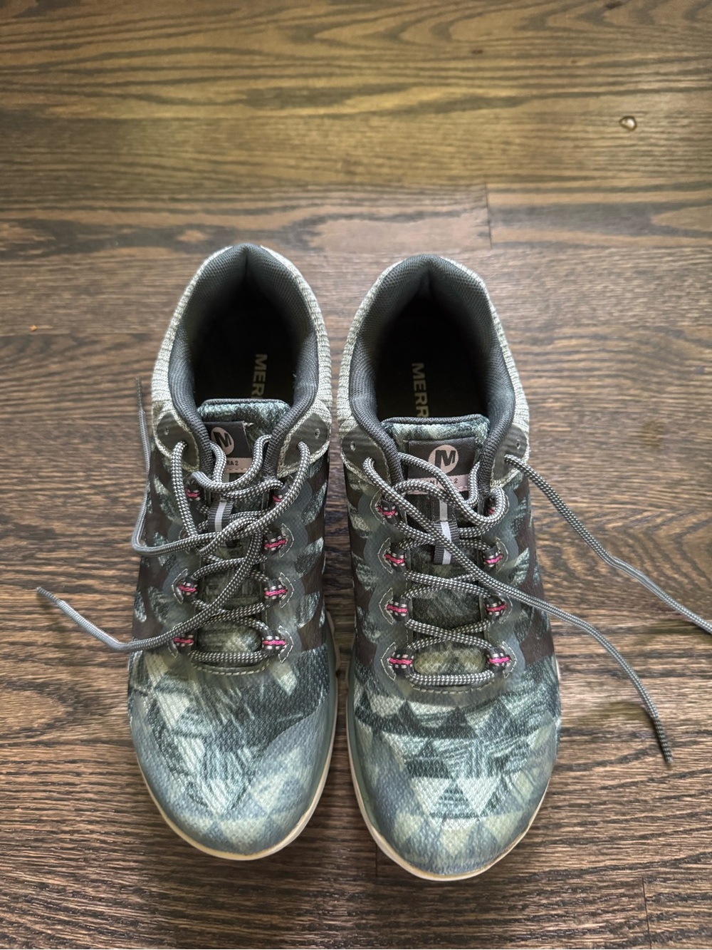 Merrrell Women's Patterned Gray Athletic Shoes